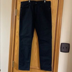 Levi’s 522 black jeans 33x30